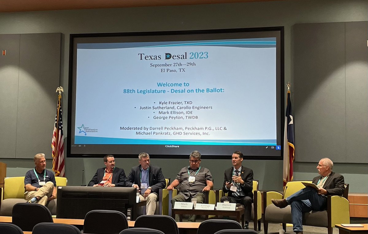 We had a productive discussion about the Texas Water Fund and the New Water Supply for Texas Fund @txdesal conference. Thanks for inviting me! @twdb #txwater #txlege