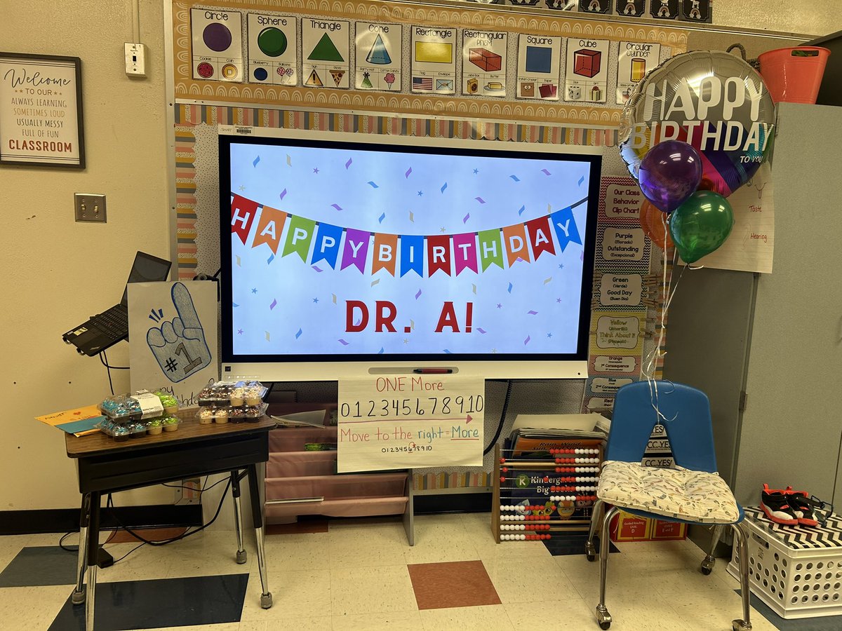 WrenRJackson's tweet photo. HAPPY BIRTHDAY TO THE BEST PRINCIPAL EVER!

@CCISDSanders Kinder loved celebrating Dr. A today! https://t.co/Sml6G2Xzi3