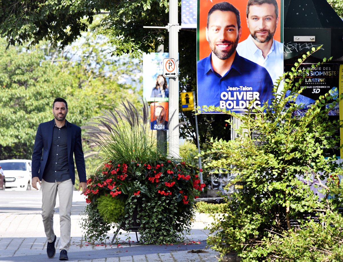 QubRadio's tweet photo. #PolQC #Partielles | Jean-Talon : « On va être une machine très efficace sur le terrain », promet @olivierbolducqs pour @QuebecSolidaire
📣➡️ https://t.co/xRbXWqvpkC https://t.co/fjgGR5lxMc