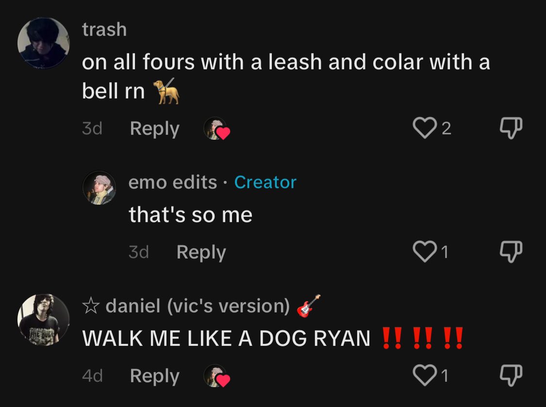 rrtt_struggles's tweet image. ryden edit to the "walk me like a dog" sound on my fyp i‘m gonna end it all
