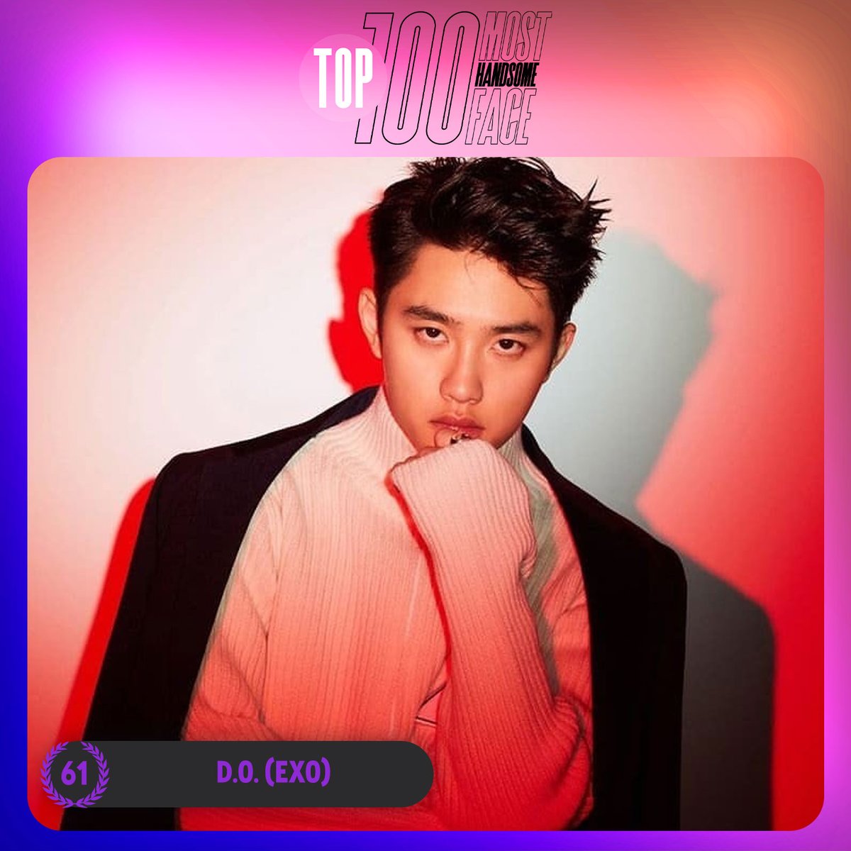 TOP100KPOP's tweet photo. TOP 100 – Most Handsome Faces Of K-POP in 2023

#61 D.O. (#EXO)

Congratulations! 🎉 https://t.co/IO5KvYykMc