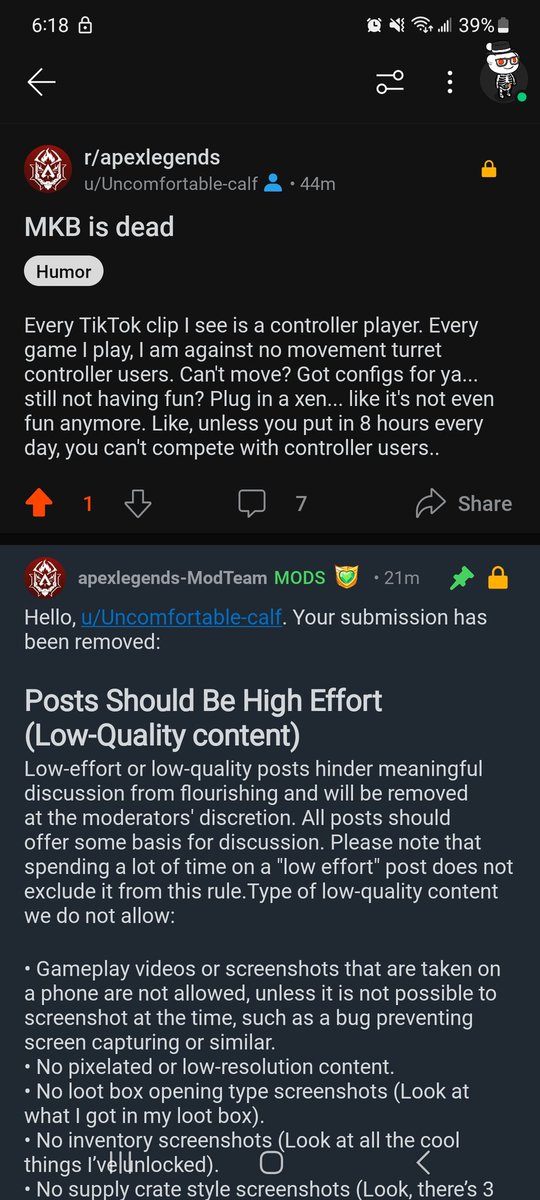 Nah <a href="/PlayApex/">Apex Legends</a> you just don't want this discussion to start up