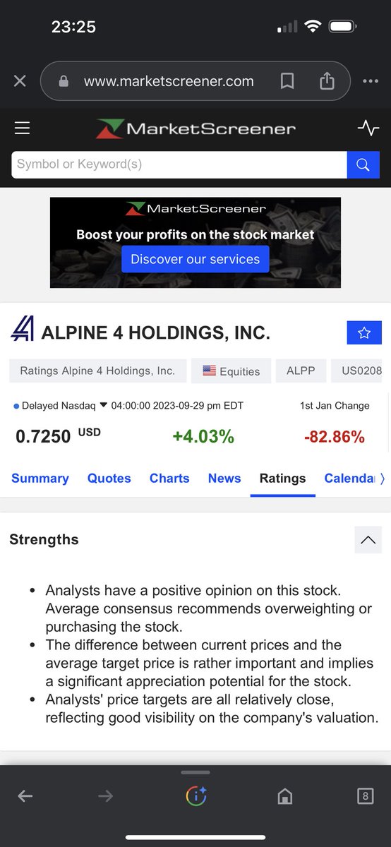 BH05333821's tweet photo. Let’s see what the  various analysts are saying about Alpine …. https://t.co/zMQAhfxWwT