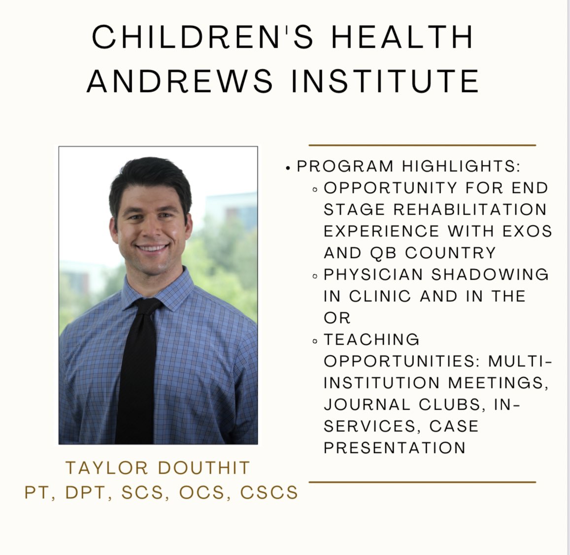 AASPT Youth Athlete SIG tweet media