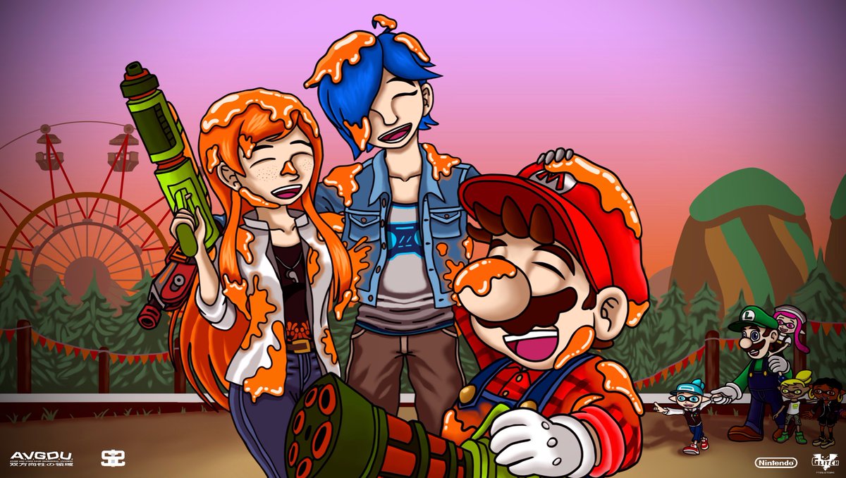 simpsonsquire's tweet photo. Western Spaghetti - AVGDU Epilogue #smg4fanart #SMG4 #Mario #Meggy #Tari https://t.co/bMvoKKHbz8