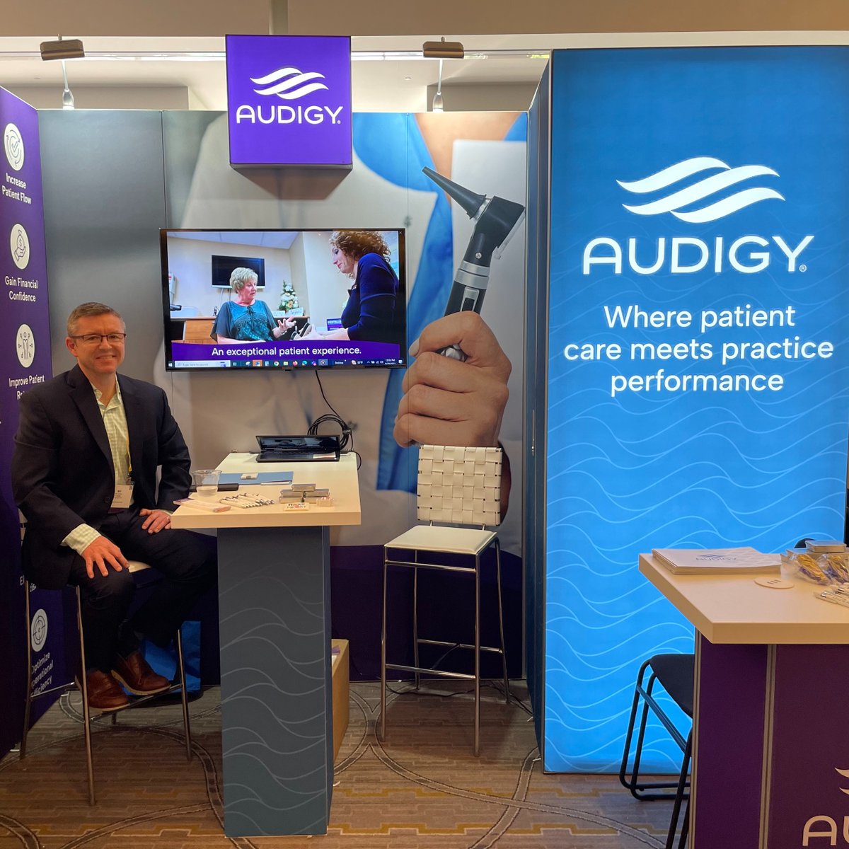 Are you attending the International Hearing Society Expo this weekend? Stop by booth 403P to say hello to Stephanie and Bill and enter our drawing for a pair of Jabra Elite 85t Earbuds!
...
#audigy #IHSConv2023 #StayAhead #DriveHearingCareForward #IHSHear4U
