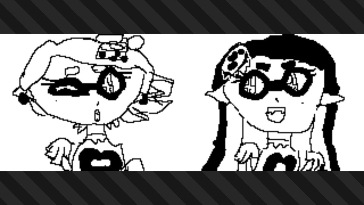 MasterMidwinter's tweet image. #Splatoon3 #NintendoSwitch #ididthisw/outastylus #ineedastylus #callieandmarie #squidsisters