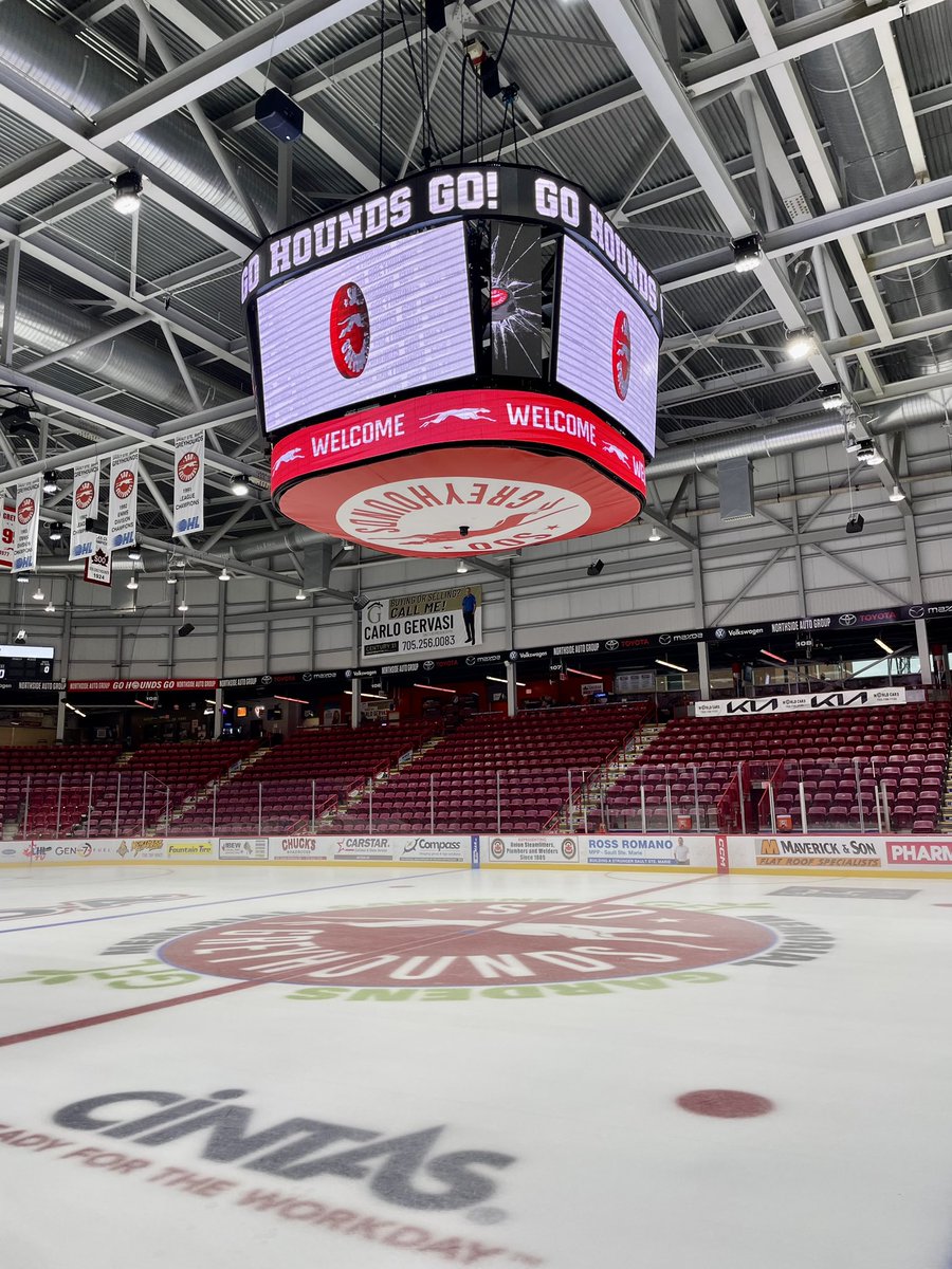 One month of training camp done, the fun begins tonight! <a href="/OHLHoundPower/">Soo Greyhounds</a> #OHL #SooGreyhounds #HomeOpener #Hounds #Hockey