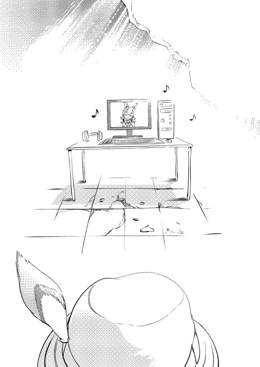 配信があまりにも良すぎたので誰かが起こしてくれるまでずっと寝てるカラカルのマンガを描きました。
