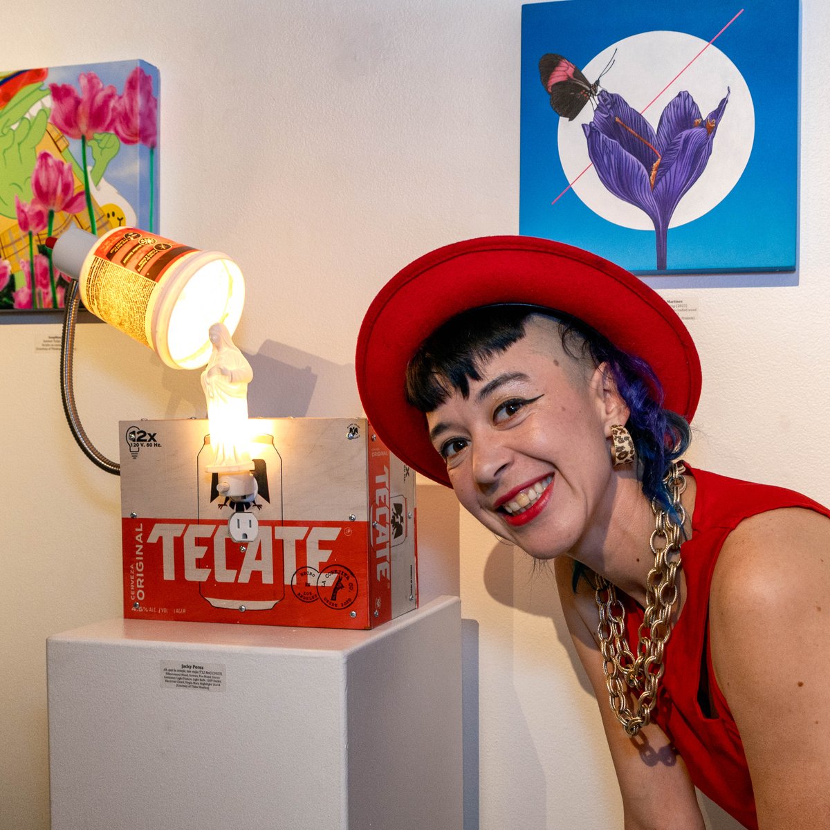 danstiel's tweet image. RAIZ II Opening Reception last night was epic. Too many great photos, so here&apos;s just a few for now.  #thinkspacegallery #theperezbros #bloodygumscollective #tlaloc #palmsprings #palmspringslife #BlueHillStudios