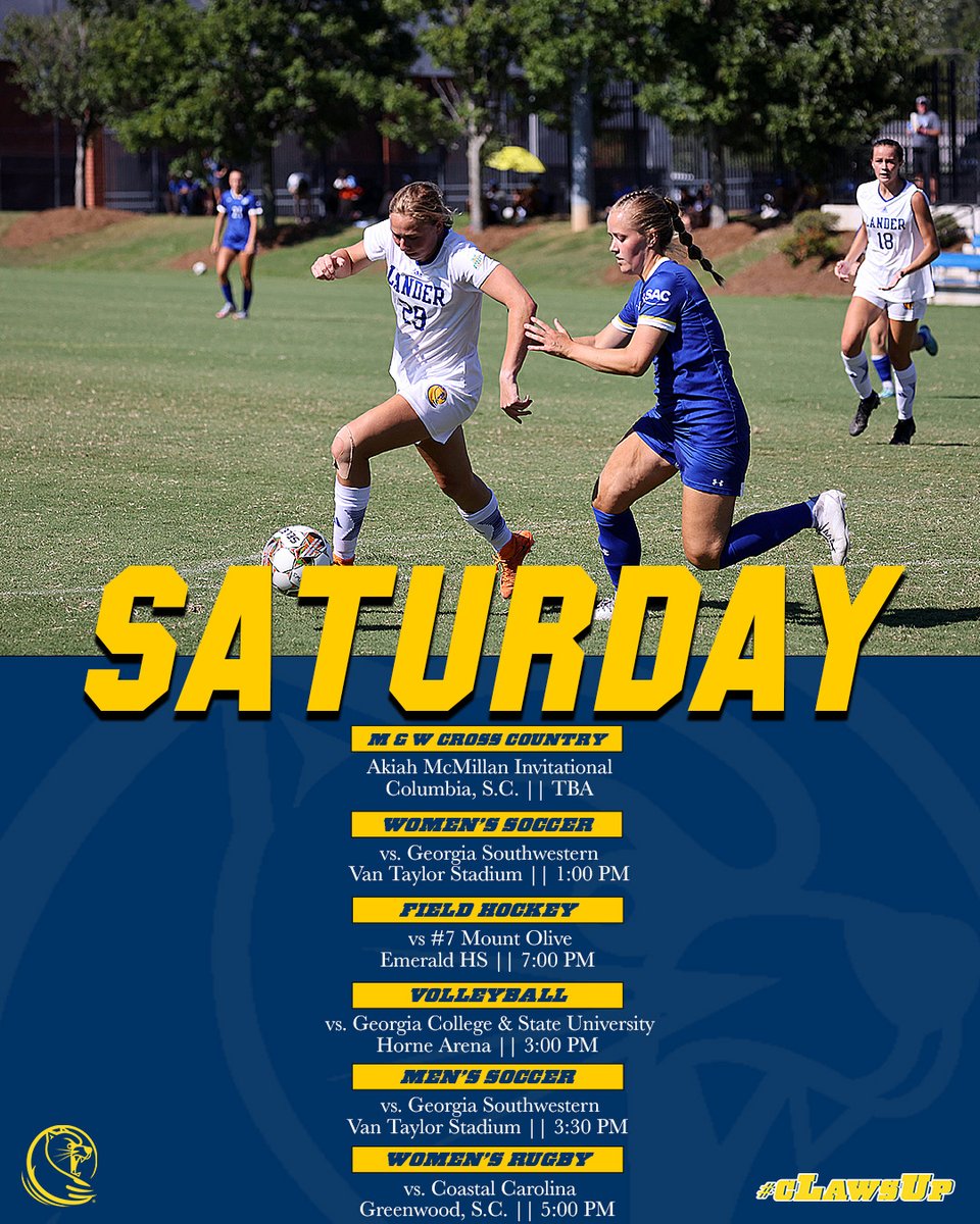 Lot of action at home! Come out and cheer on the Bearcats! #cLawsUp

landerbearcats.com/coverage