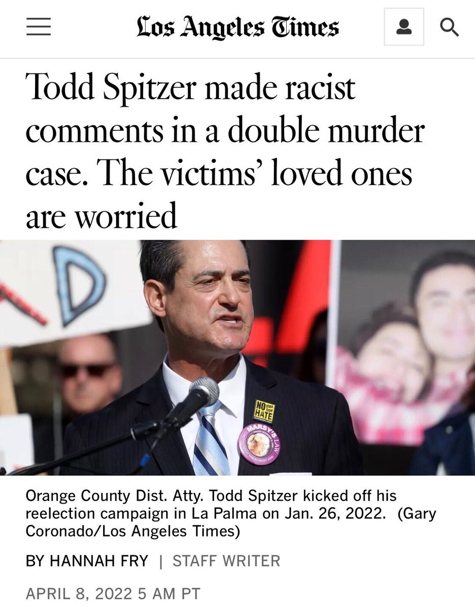 realsarahvernon's tweet photo. @OCDAToddSpitzer OC’s grieving moms were stunned by OC DA Todd Spitzer’s decision not to seek death penalty in the Wendi Miller🕊️ case. @julie_holburn #SusanBassi @itsjustadivorce
Q: Why didn’t Todd seek the death penalty in the Wendi’s case?🤷♀️ #Racist #Hypocrite #DARVO
https://t.co/IVOHKWbQOe https://t.co/0CD7lrGcLf