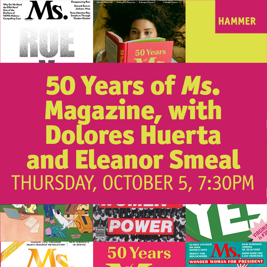 MsMagazine's tweet photo. Join us next week at @hammer_museum to celebrate #50YearsOfMs! More information here: https://t.co/COkUSuMCZc https://t.co/42HObcrGBB