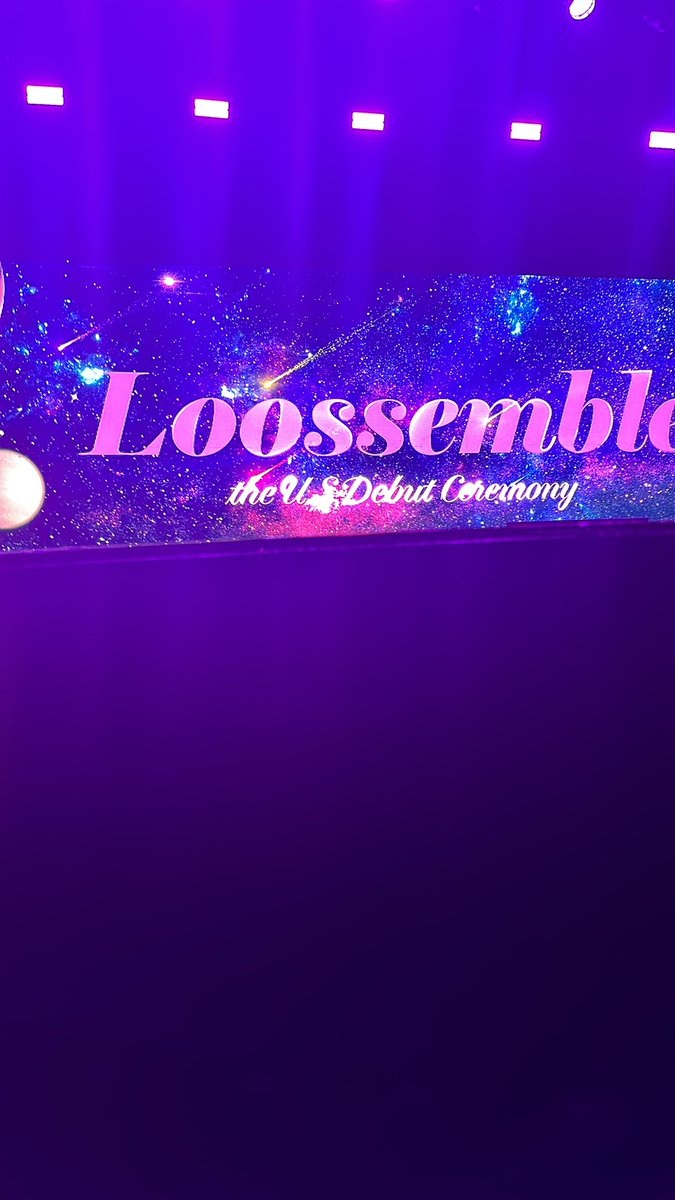 squishyseuIgi's tweet photo. Y’all I’m at loossemble and I did not realize how close front row is lol like the stage is level w my eyes https://t.co/neAyom1oQW