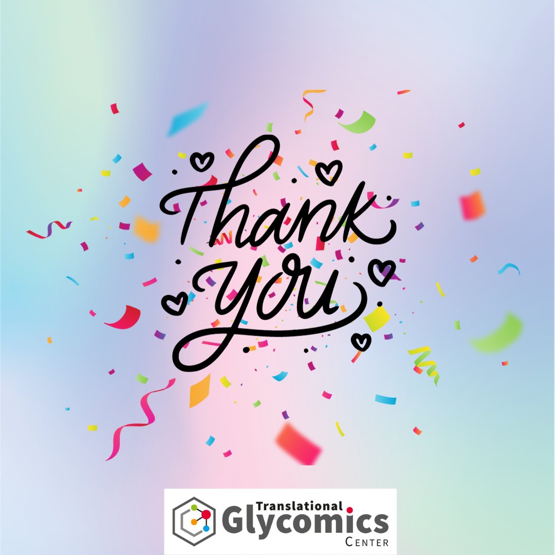 Thank you to everyone who attended, spoke at and helped make our 5th Annual Translational Glycomics Symposium a success!! 

We had so much fun over the past two days with everyone and heard about a lot of amazing science!

Here's to the future of glycomics research!!