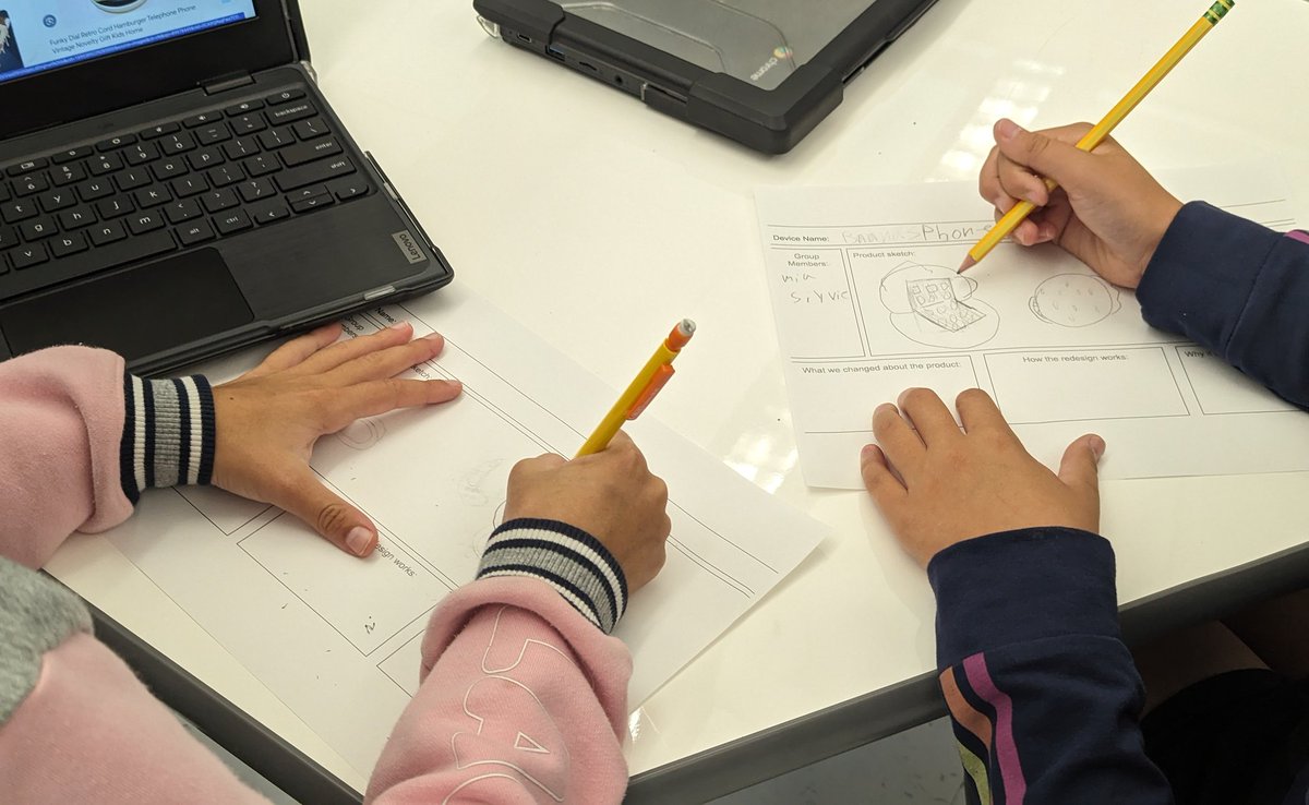 itsMrCastro's tweet photo. Students in tech class @BraggSchoolCSD collaborated to redesign an existing product for a different purpose and shared their ideas with their peers. #WeAreChesterNJ https://t.co/T0LQQl2GoT