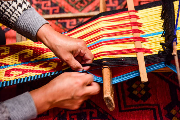 Carpets were traditionally made by hand using techniques like weaving and knotting until the invention of the power loom in the 18th century. #CarpetHistory #HandmadeCarpets