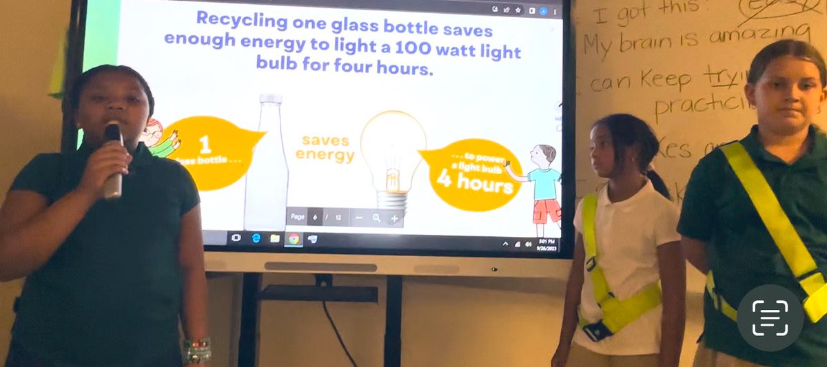 PJESCounseling's tweet photo. The Sustainable Futures club is making sure we don’t forget the importance of recycling @PineJogES💚 Providing reminders to students and staff to help it become a habit in practice #GoGreen @Dream_in_Green:Green Schools Challenge https://t.co/8hcI7NQZRy