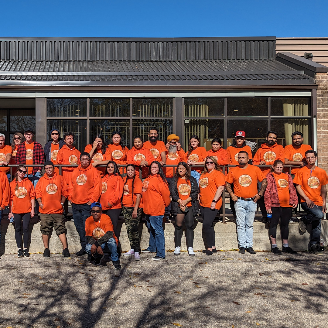 DreamcPR's tweet image. Dreamcatcher Promotions and INAC staff wearing Orange Shirts for National Day for Truth and Reconciliation tomorrow 🧡#TruthAndReconciliation #ReflectAndHeal #OrangeShirt