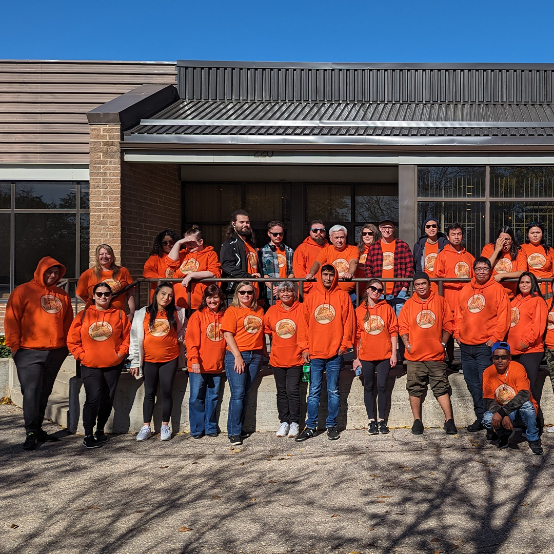 DreamcPR's tweet image. Dreamcatcher Promotions and INAC staff wearing Orange Shirts for National Day for Truth and Reconciliation tomorrow 🧡#TruthAndReconciliation #ReflectAndHeal #OrangeShirt