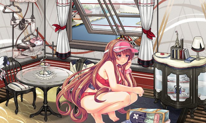 舞鶴行けないので今日はヘレナの水着でシコるんだ 