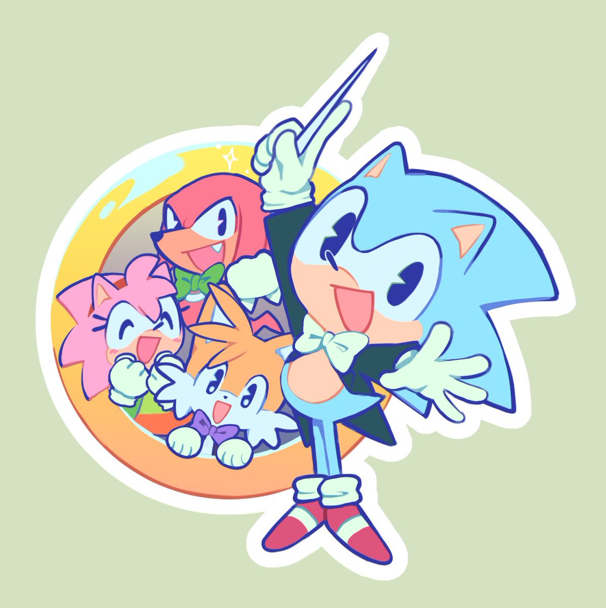「Excited for sonic symphony tomorrow!! 」|mangohのイラスト