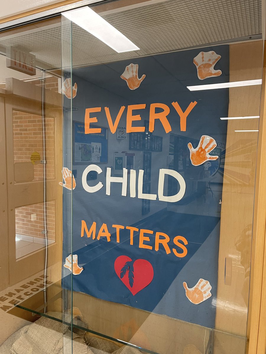 MsPecson's tweet photo. Every. Child. Matters. 🧡 https://t.co/zOSZNh6Oif