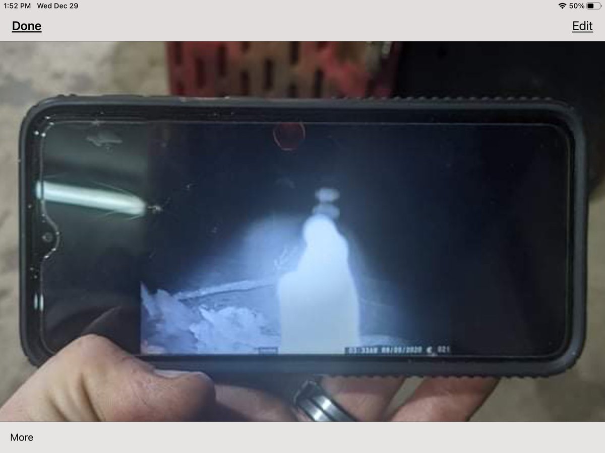 markwkimberly's tweet photo. @Eyes_OnTheSkies portal in the woods in North AL. My son works as mechanic. His customer was an older man, didn’t know how to send pics. my son took pic of his screen. man’s trailcam took these. 1st was evening before. In middle see the opening PORTAL. I still can’t believe no one has seen these https://t.co/C1JLSgAtH1