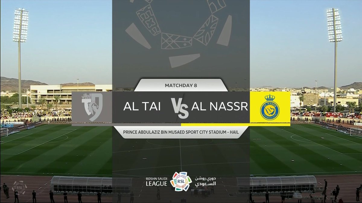 Full Match: Al Taee vs Al-Nassr