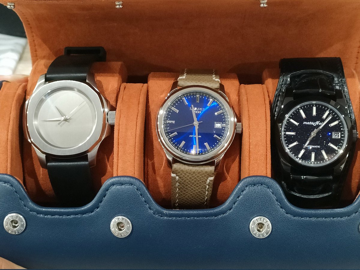 イベントで必ず持ち歩く、応援してる方達の時計達❗昨日のイベントでも好評でした✨
<a href="/CornusWatch/">CORNUS</a> 
<a href="/Itaruwatchjp/">I.TARU watch official - イタルウォッチ公式</a> 
<a href="/chrono__studio/">mataNoir | くろの工房</a>