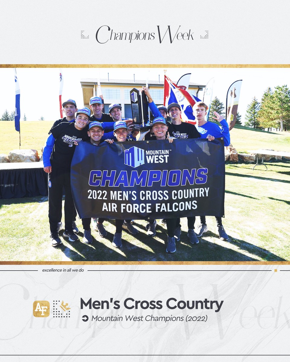 AF_Falcons's tweet photo. back to back to back ๐๐๐
@AF_TFXC tallied a @MountainWest record 20 points to claim their third-straight title โก๏ธ
#FlyFightWin https://t.co/SJYygmKW1H