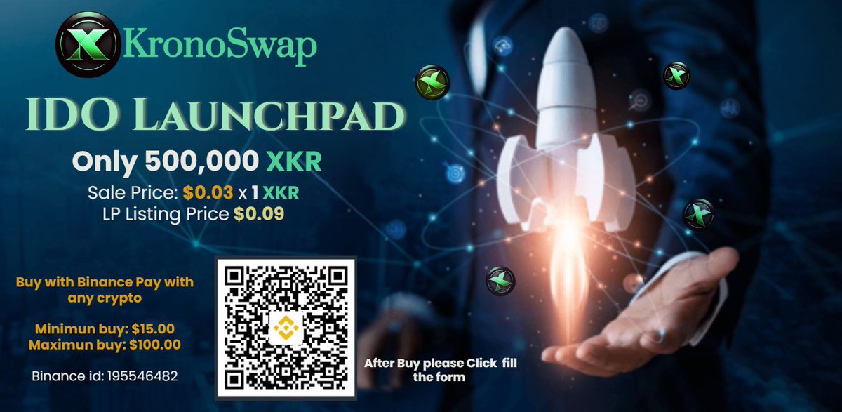 AsterChain's tweet photo. 🚀 Get early access to the XKR token, the native asset of KronoSwap! Our whitelist Private Sale ends on October 4th. Join us for all the official info at https://t.co/NA6iZwWQR9 🌐💎 Only 500,000 tokens available, don't miss out on this opportunity! #kronoswap #polygonbridge https://t.co/j7CRLAll8M