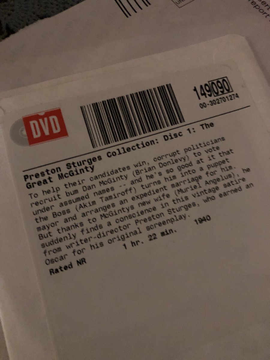 I started my Netflix DVD account in 2005 with the great Crimes and Misdemeanors. More than 18 years later, they are closing down the business and just sent out my last disk: