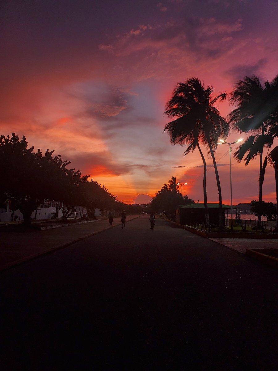 Militza04's tweet photo. Tenias días sin captar un atardecer, hoy cuando salía de la residencia a pasear al perruno salí de espalda al atardecer y un vecino me dijo ya vio esa belleza, cuando voltee vi esta majestuosidad. Se los comparto
#lechería #playaloscanales https://t.co/LnyWU4WNau