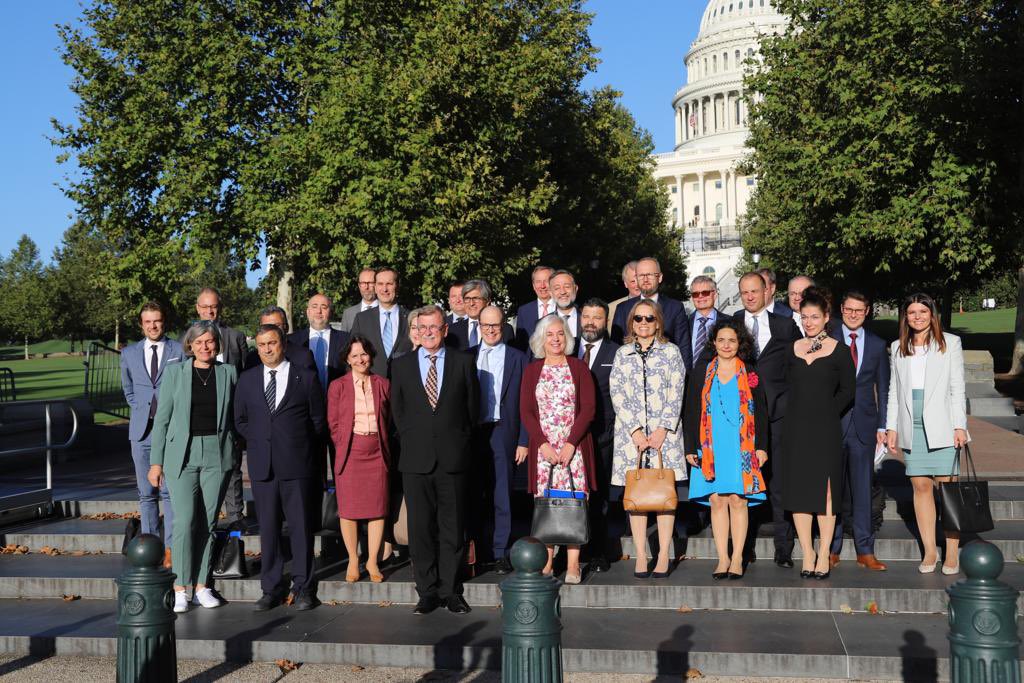 MurielDomenach's tweet image. Thank you @USAmbNATO for an intense 🇺🇸programme of interactions for @nato Amb. at @WhiteHouse @StateDept @DeptofDefense &amp;amp; with members of Congress, on our joint support to🇺🇦 &amp;amp; preparations for our next 75th anniversary summit in Washington in July
9 months to go to a #UnitySummit