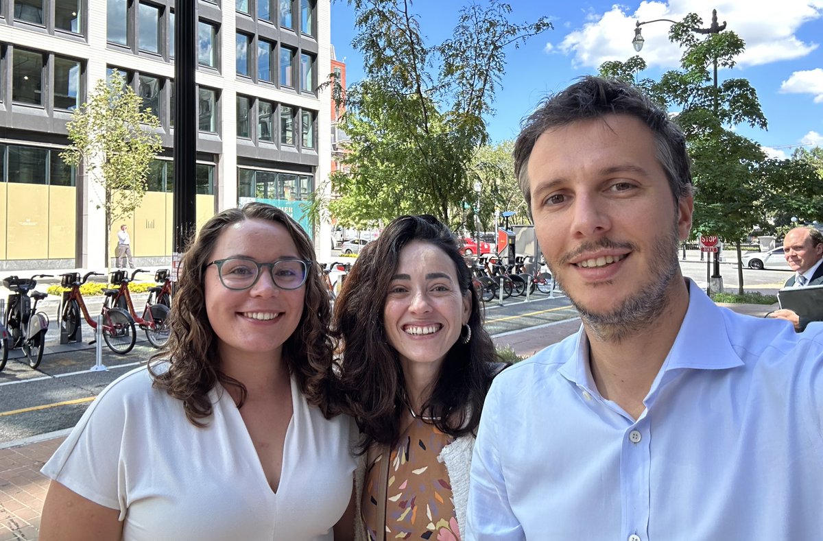 Farewell to our brilliant summer intern, @EmmaJRockall 🇬🇧. Together, we delved into #AI's impact on inequality this summer at #FIP @IMFNews. I hope she's learned as much from us as we did from her. Cheers to young, fervent minds shaping the future!  We will miss you!!!!