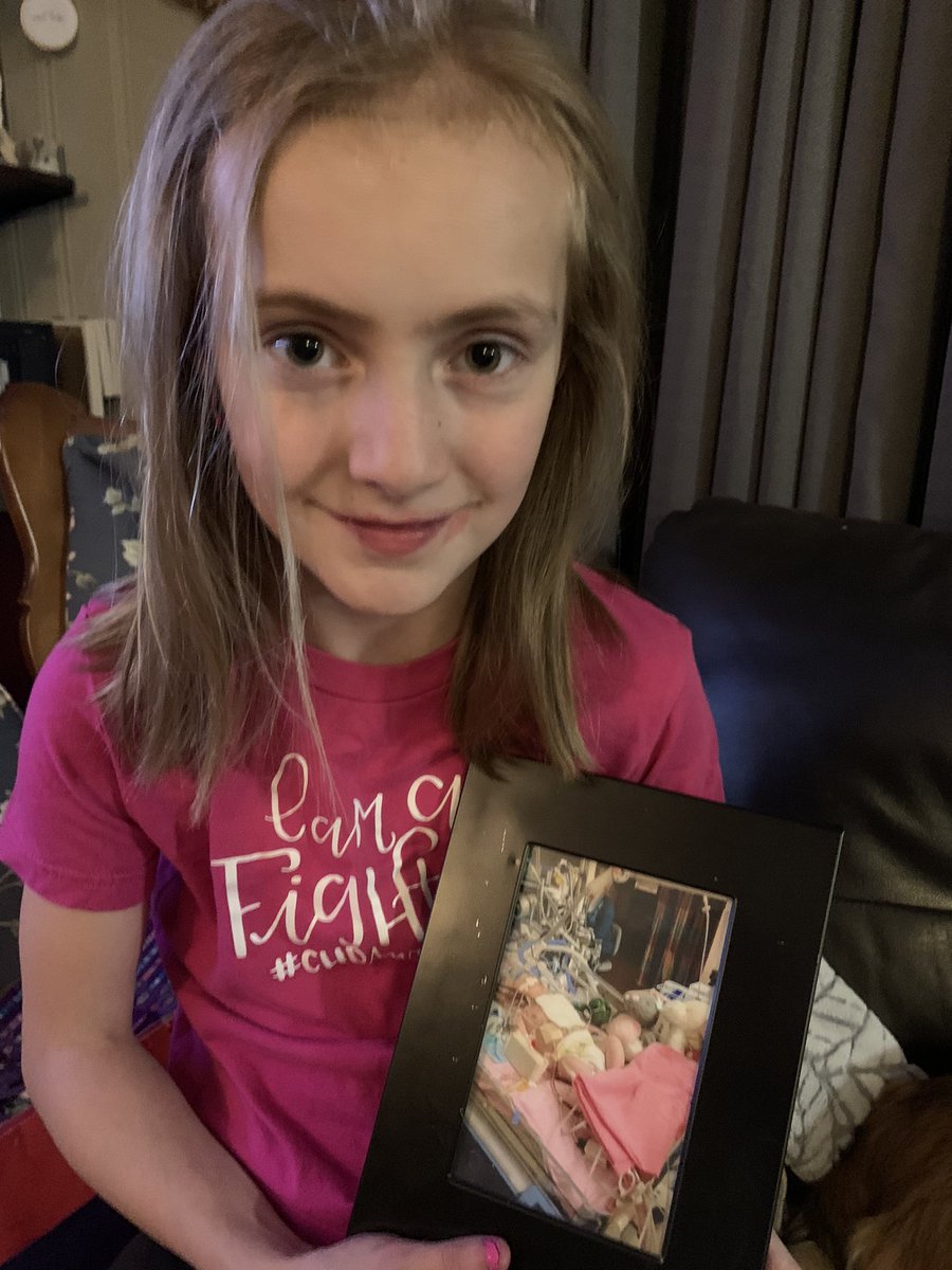 World Heart Day!! ❤️💙

Sara was born with Complex Cyanotic Heart Disease. Hypoplastic right heart, double outlet right ventricle, pulmonary stenosis, transposition of the great vessels &amp; a large VSD. 

#worldheartday
#september29 
#1in100
#CHD
#Heartheros
#sarasheartofgold