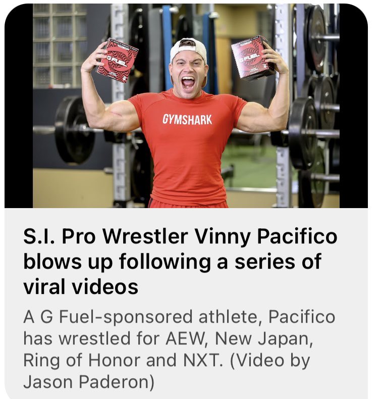 Truly blessed to have been covered by SI Live! Thank you to @SeanRossSapp @jeremylambert88 @Fightful @WRESTLEZONEcom and @jasonpaderon for tons of coverage of my career as of late, that culminated into this beautiful story. Enjoy! @GFuelEnergy youtube.com/watch?v=SOtBlU…