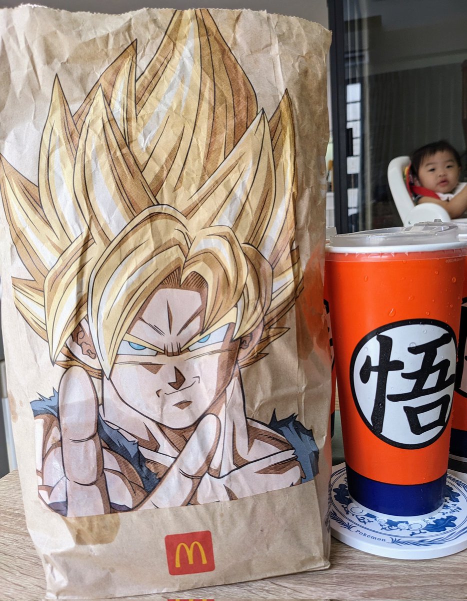 今、 マックはドラゴンボールだ！！ かっこいい🥰 #台湾マクドナルド