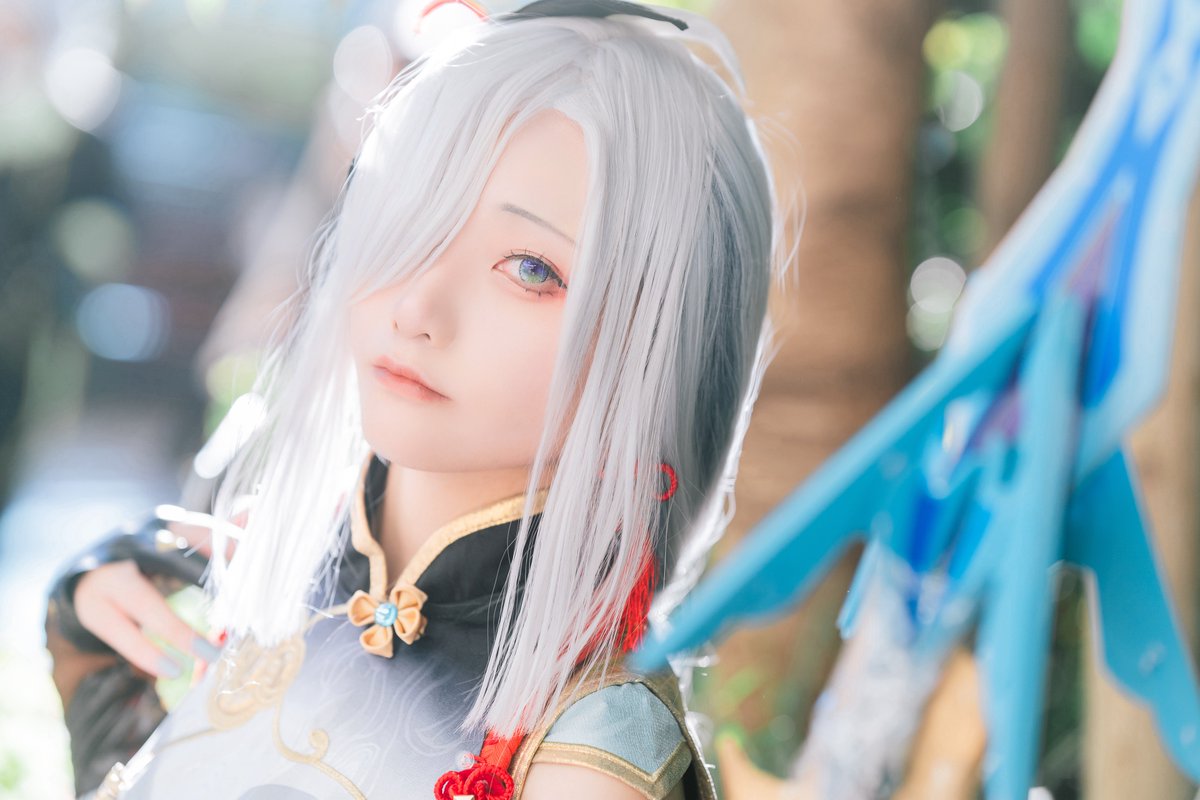 Goshiki_moka's tweet photo. #Cosplay  🩵4K推奨🩵

原神/申鶴

📷@yua_photon 様

 #アコスタ池袋  #GenshinImpact  #原神3周年 https://t.co/eVhUYnAUbv