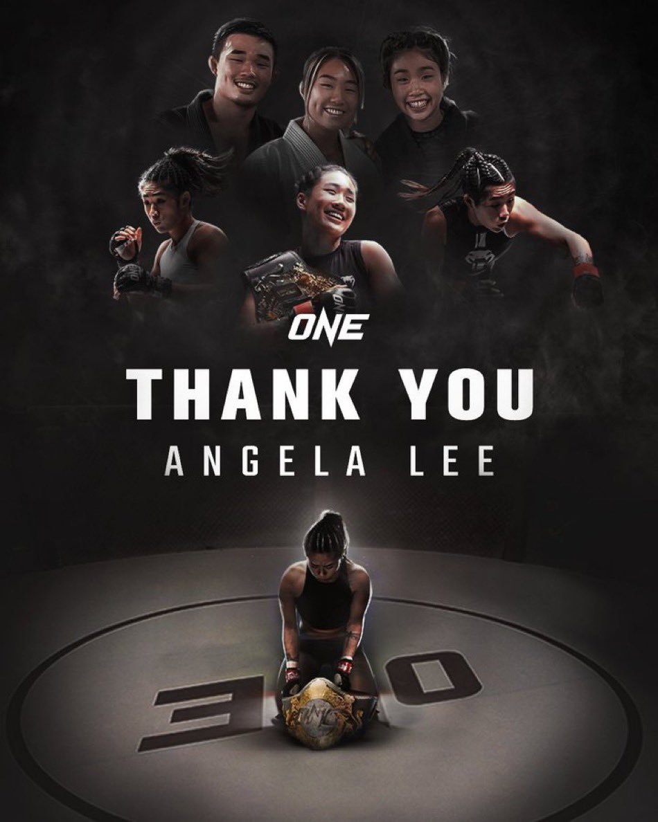 Angela Lee just retired in the cage at One Championship