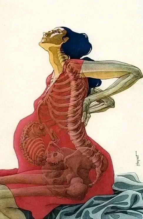 cetinkayakoc's tweet photo. During pregnancy, some baby cells migrate into the mother's bloodstream and then return to the child. It's called "mother-fetal microchimerism. For 41 weeks, the cells mix and circulate back and forth, and, after the baby is born, many of these cells remain in the mother’s body, leaving a permanent imprint in the tissues, bones, brain and skin of the baby to mother, and they often remain there for decades. Every other child a mother has will leave a similar imprint on her body. Even if a pregnancy doesn’t end, or if you have an abortion, these cells still migrate into the bloodstream. Research has shown that if a mother’s heart is injured, fetal cells will rush to the injury site, and transform into different types of cells that specialize in repairing the heart. The child helps the mother repair, while the mother builds the child. This is often the reason why some diseases fade away during pregnancy. 

It's amazing how the mother's body protects the baby at all costs, and the baby protects and rebuilds the mother in return, so they can safely develop and survive. Let's think about pregnancy cravings for a moment. What did the mother need, that the child make her wish? The studies also showed the presence of fetal cells in her mother's brain 18 years after birth.