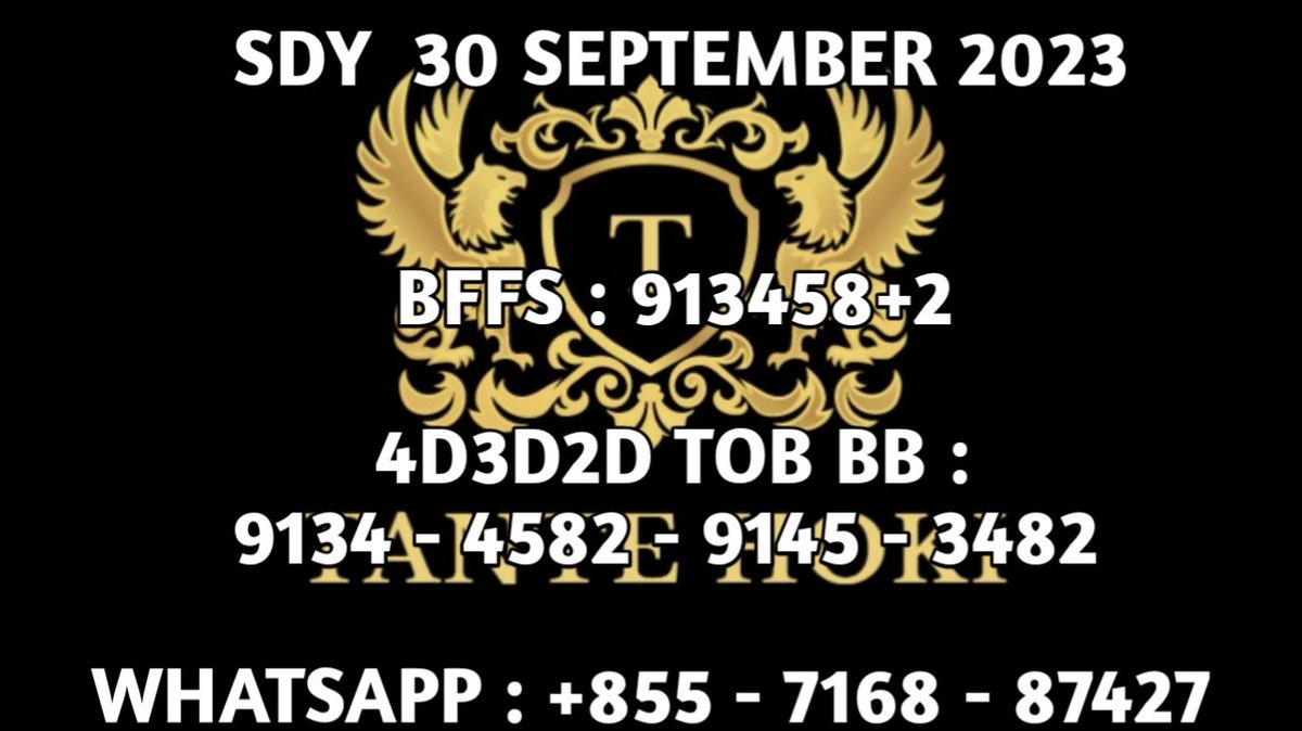 HokiTante's tweet photo. YANG MAU ANGKA JP PREDIKSI TOGEL AKURAT UNTUK BERBAGAI PASARAN DARI TANTE HOKI

WHATSHAP : +855 716887427
TELEGRAM : +855 718691315

#togelhk #togel #togelonline #togelsgp #d #togelhongkong #togelsydney #togelsingapore #prediksitogel #bandartogel https://t.co/iLeAQF4I8g