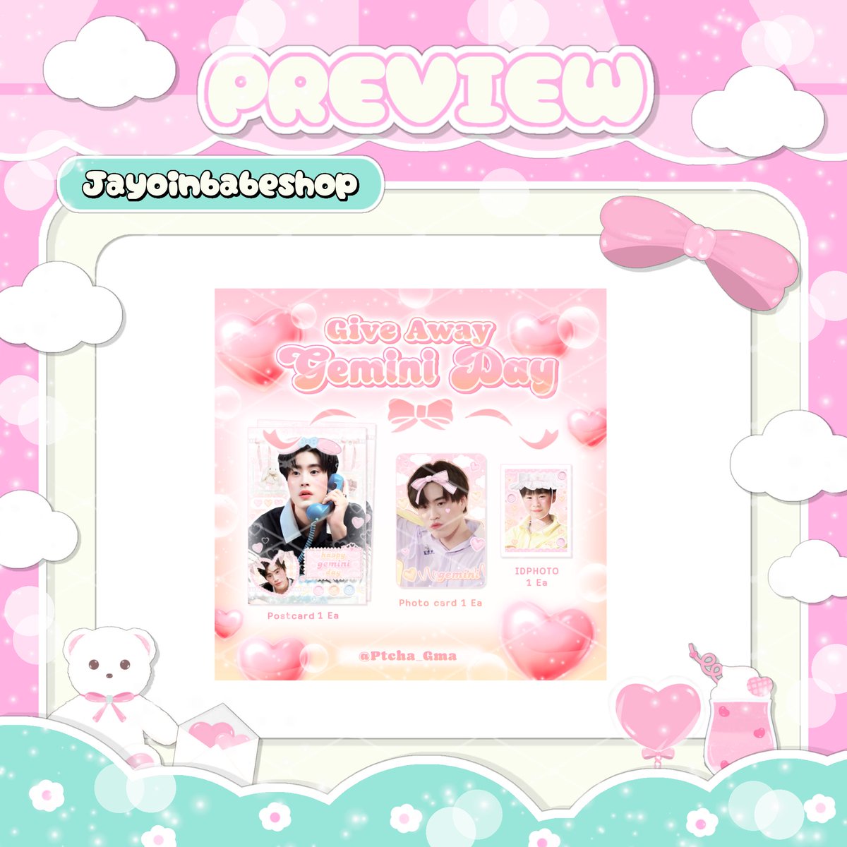 jayoinbabe's tweet photo. 𓊆  preview : #Exbabyjayoo  𓊇

꒰ఎ ♡ ໒꒱ / #รับออกแบบ preview 

✿ #รับออกแบบของแจก #รับออกแบบgiveaway #รับออกแบบโปสการ์ด ʚɞ

* สั่งงาน TW : @ TJD120103 * https://t.co/sXqGh7JGQS