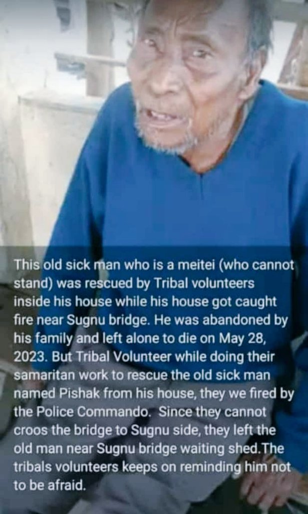 BenjaminMa59017's tweet photo. 🔥 BREAKING: A Tale of Two Responses 🙌

👀 Unearthed: Individuals from the Meetei community captured during ethnic strife by Kuki Zo volunteers 📸. Remarkably, the Kuki Zo community displayed compassion, releasing them unharmed! 🕊️

💔 In stark contrast, Meitei extremists and their leader, N Biren Singh, must hang their heads in shame for targeting innocent lives, including precious children and women.
The inhuman treatment meted out to the Kuki-Zo Tribals is horrifying. We can no longer continue to suffer from the Meitei Atrocities. The demand for separation is for peaceful coexistence as neighbours.
#ManipurViolence
#SeparateAdministration4Kuki_Zo
#ThisIsKuki_ZoStory
#MeiteiAtrocities
#MeiteiWarCrimes