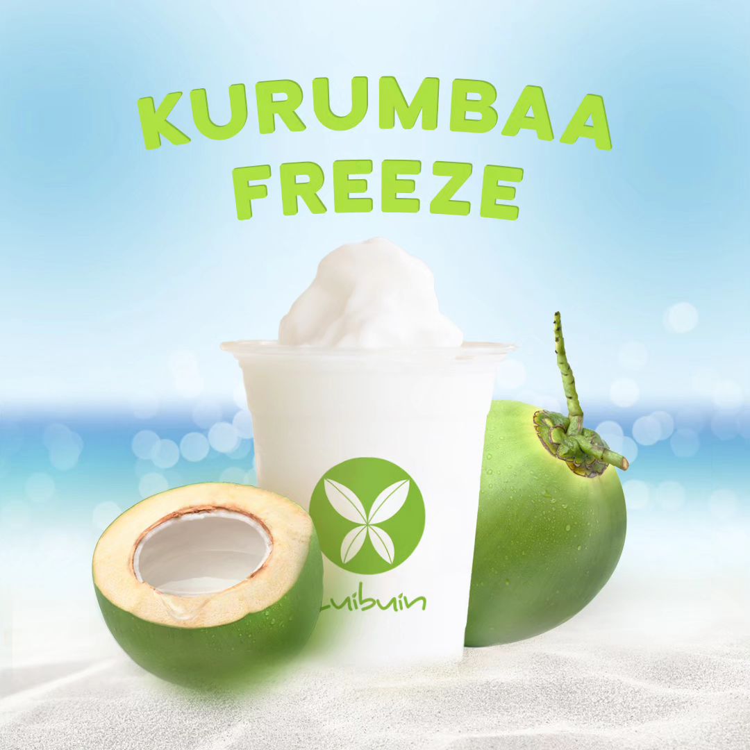 LUIBUIN's tweet photo. Why not treat yourself for a Kurumbaa Freeze after voting today? 

#Luibuin #refreshing #coconut #kurumbaafreeze #maldives https://t.co/ek9CI6BVRD