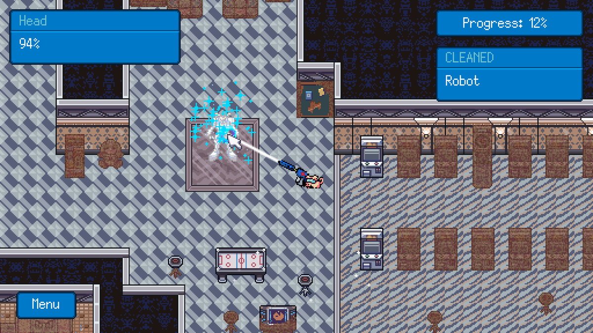 richtaur's tweet photo. In Pixel Washer, you're a cute little piggy who loves washin' pixels.

No hurry, no worries. Just washin' pixels. 🏡🫧🔫🐷🎮

#screenshotsaturday #indiegame https://t.co/BfsPWIj3xG