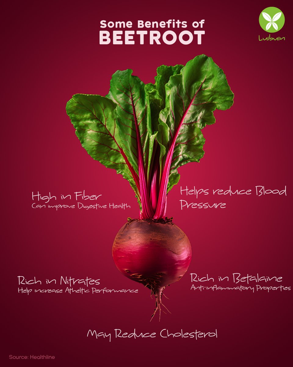 LUIBUIN's tweet photo. From heart health to glowing skin, this vibrant veggie brings a bouquet of benefits to your plate.

#beetroot #luibuin #healtyfood https://t.co/ZQqdiJU3pH