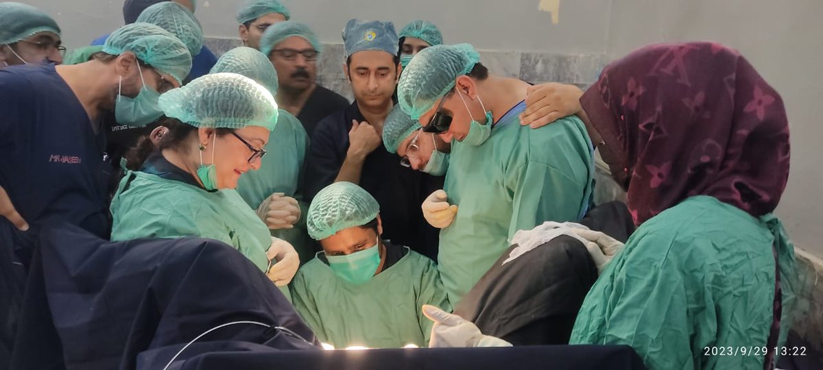 drsamibhatti's tweet photo. Alhamdulillah Successfully concluded the First day of Laser Hemorrhoidoplasty workshop..with more than 35 cases of grade 2/3 and 4 internal and external hemorrhoids treated.
thanks to more than 100 consultant Surgeons who participated enthusiatically.. making it a huge success..! https://t.co/p1w0ZRbzEH