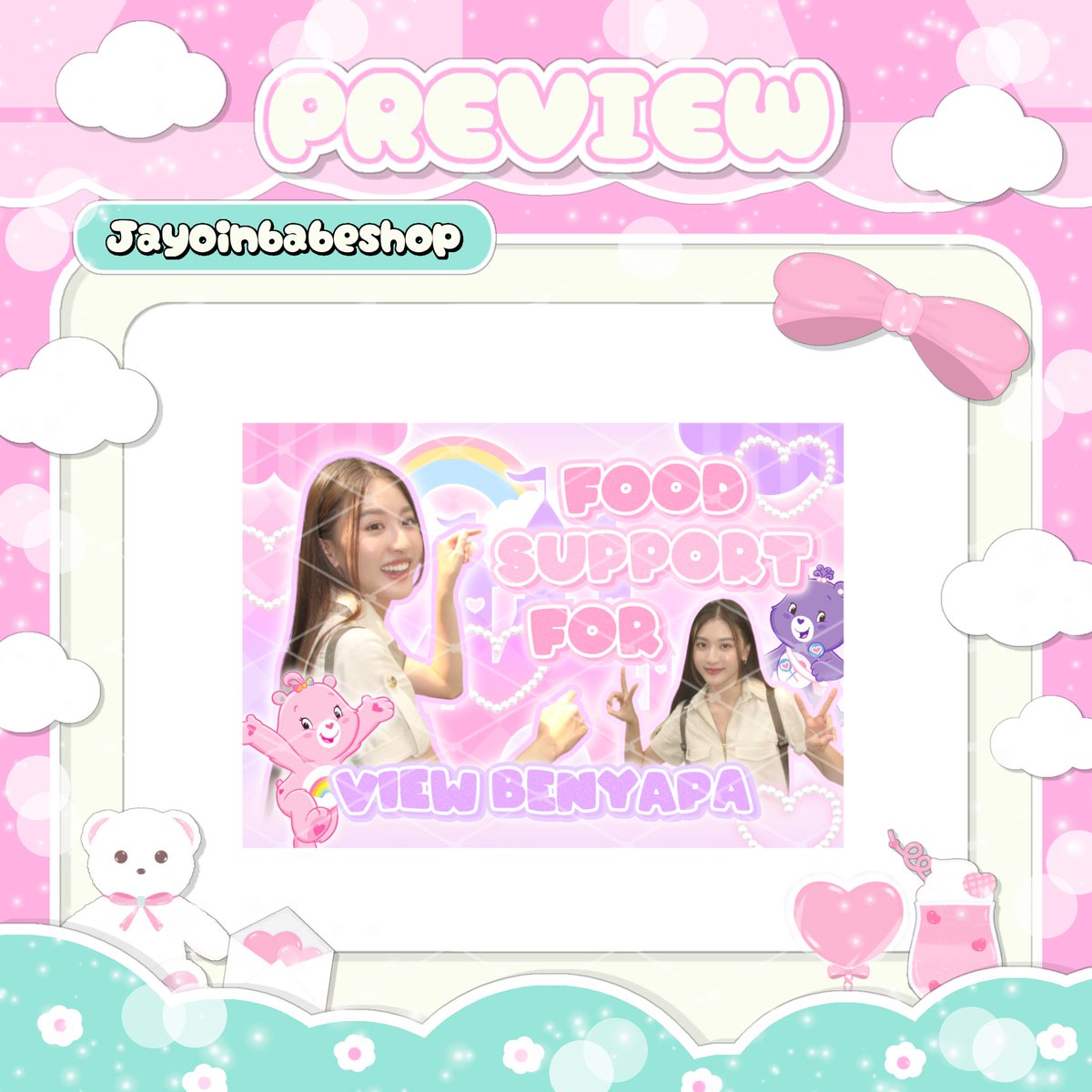 jayoinbabe's tweet photo. 𓊆  preview : #Exbabyjayoo  𓊇

꒰ఎ ♡ ໒꒱ / #รับออกแบบ food support 

✿ #รับออกแบบของแจก #รับออกแบบgiveaway #รับออกแบบโปสการ์ด ʚɞ

* สั่งงาน TW : @ TJD120103 * https://t.co/Cxyui9Ofar